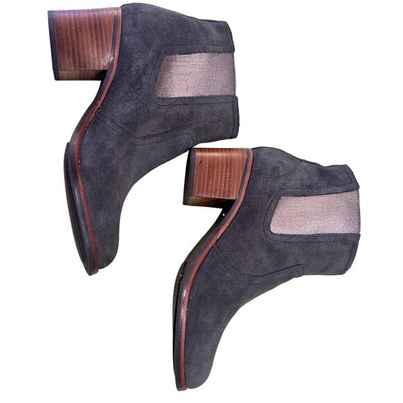 Sperry Women's gray suede leather booties size 8M - Picture 3 of 9